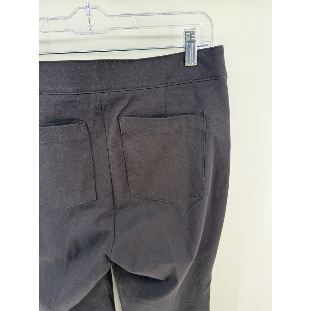 Spanx Polished Kick Flare Pants Classic Black 20367R Womens Large NWT - Picture 4 of 13